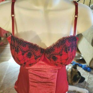 Sexy/Smart Corset Underwire Red/Black Corset